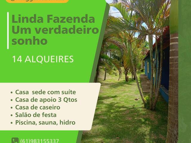 #99 - Fazenda para Venda em Luziânia - GO - 1